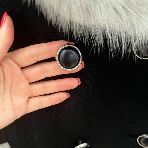 Vintage Large Kapmoor Wool Mink Black Coat Size L - Picture 6 of 15